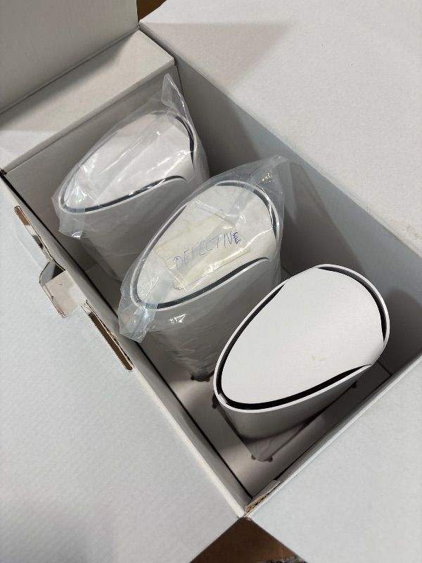 View 5 of [DAMAGED] NETGEAR Orbi 370 Series WiFi 7 Mesh System for Home (RBE373) – Wireless Router + 2 Extenders, Security Features, 5 Gbps, Covers 6,000 sq.ft., 70 Devices, 2.5GB Port, BE5000