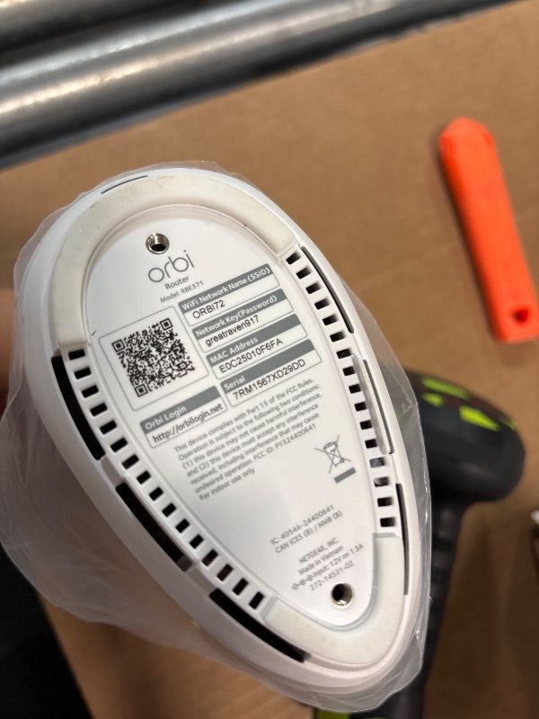 View 4 of [DAMAGED] NETGEAR Orbi 370 Series WiFi 7 Mesh System for Home (RBE373) – Wireless Router + 2 Extenders, Security Features, 5 Gbps, Covers 6,000 sq.ft., 70 Devices, 2.5GB Port, BE5000