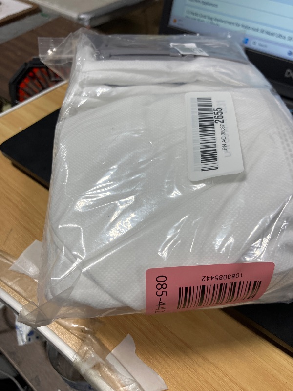 Photo 1 of 12 Packs Dust Bag Replacement for Robo-rock S8 MaxV Ultra, S8 Max Ultra Robot Vacuum Cleaner Accessories, 3.6L Large Capacity Leak-Proof Vacuum Bags, 12 Packs