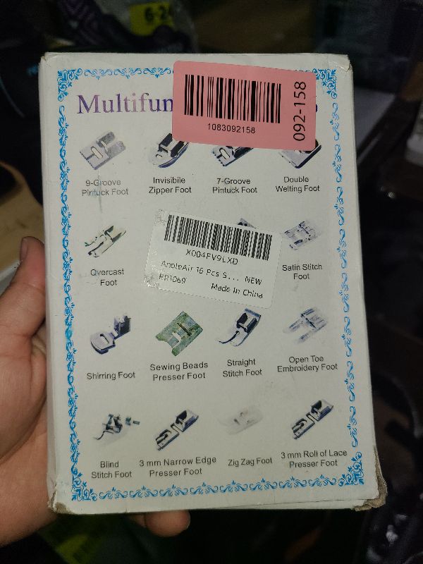 Photo 1 of 16 Pcs Sewing Machine Presser Foot Set, Fits for Most Sewing Machines