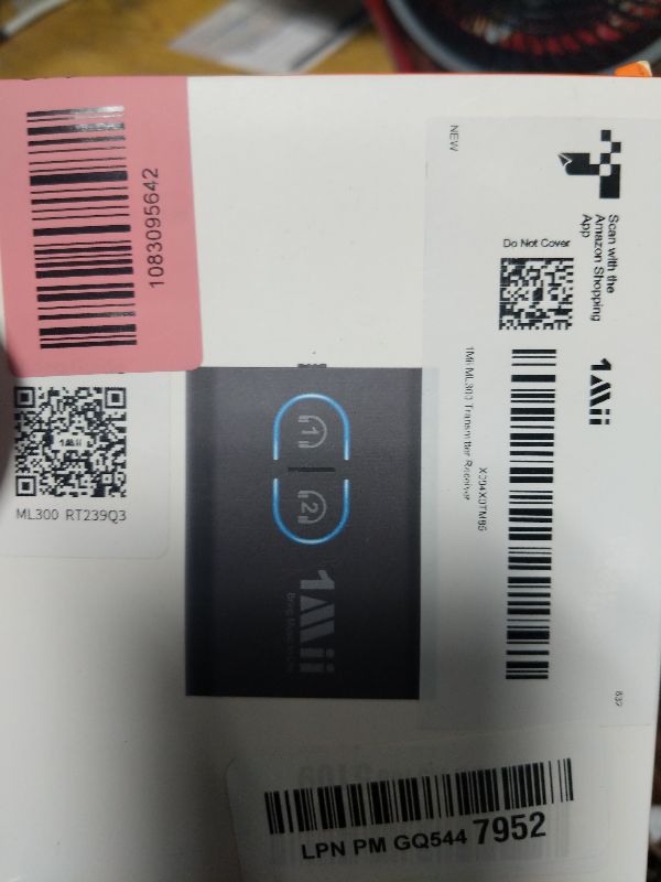 Photo 1 of 1Mii Bluetooth 5.3 Transmitter Receiver for TV to Wireless Headphones, Dual Link aptX Adaptive/Low Latency/HD Audio, Aux Bluetooth Audio Receiver Adapter for Home Stereo, Airplane, Boat, Gym