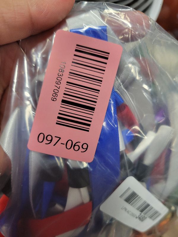 Photo 1 of 100 Pcs Cloth Wristbands, Disposable Wristbands for Events (ASSORTED COLOR)