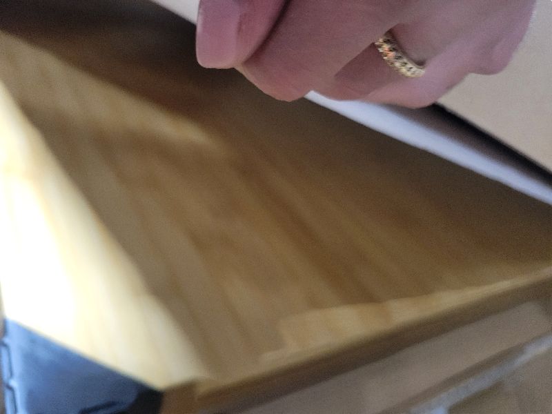 Photo 1 of 24" x 25" Butcher Block Countertop, 1.2 Inch Thick Solid Bamboo Desktop