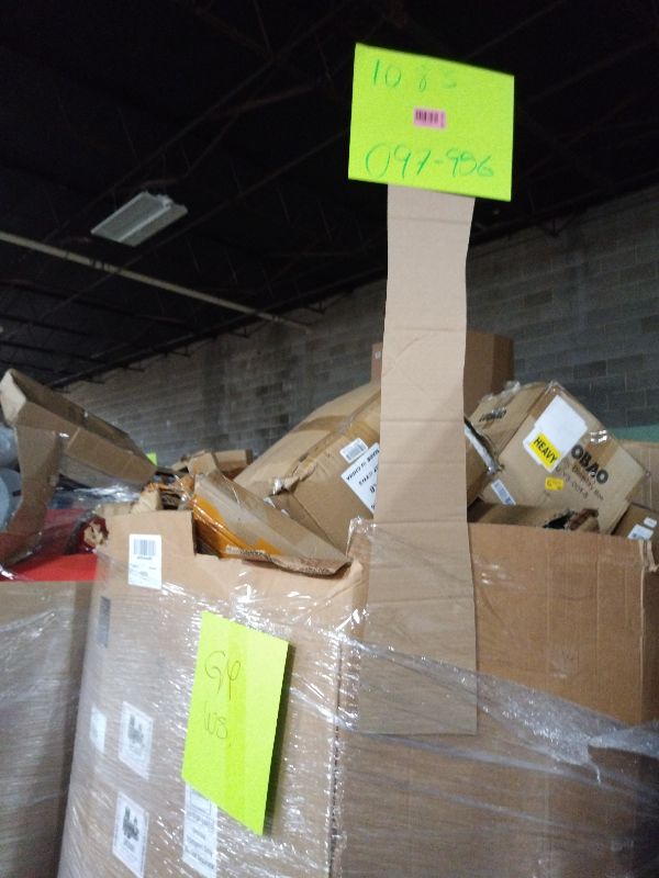 Photo 1 of As is general merchandise pallets