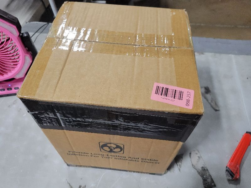 Photo 1 of 1/4 HP Wacky Waving Inflatable Tube Guy Air Blower, 200W Inflatable Tube Man Blower Fan, Fits 9" Diameter Inflatable Dancer