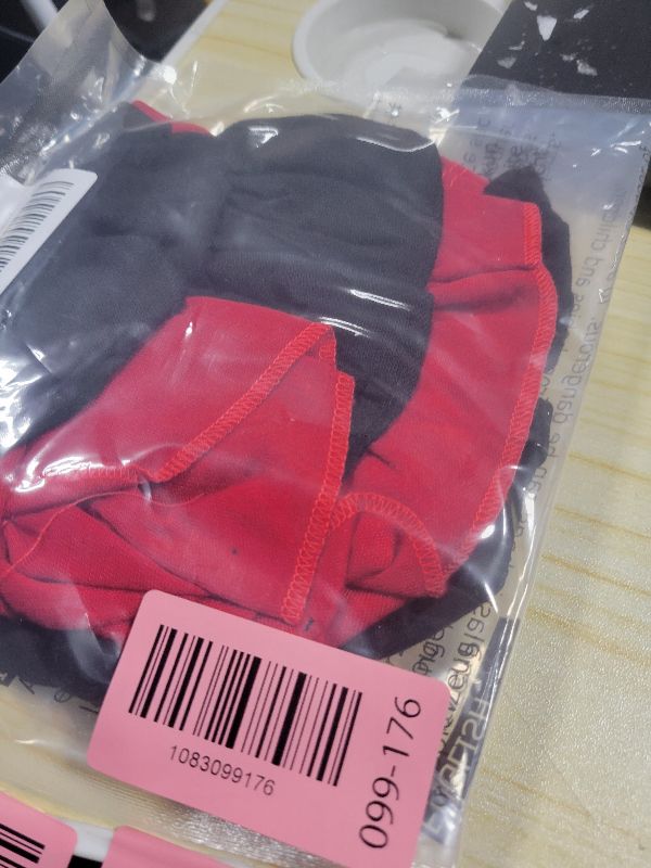 Photo 1 of 2 Pcs Dog Dresses Cat Skirt Solid Color Dog Clothes Summer Sleeveless Puppy Girl Clothes for Small Pet Dogs Cats (Black,Red, Small)