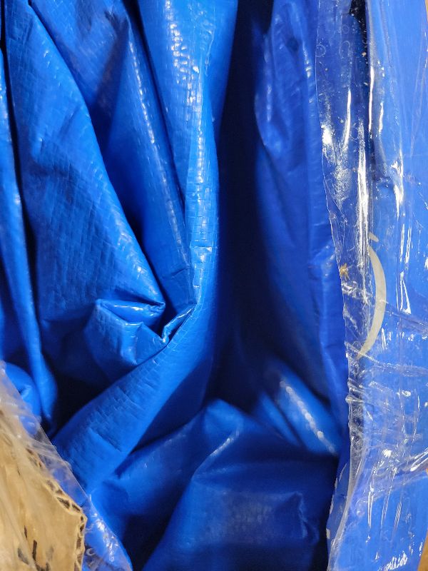 Photo 1 of 18FT Round Pool Liner Pad for Above Ground Pools, 180 GSM Heavy-Duty Puncture Resistant Under Mat, Underlayment Outdoor Tarp Protector for Lawn Concrete, Pool Floor Base Pad, Extends Liner Life
