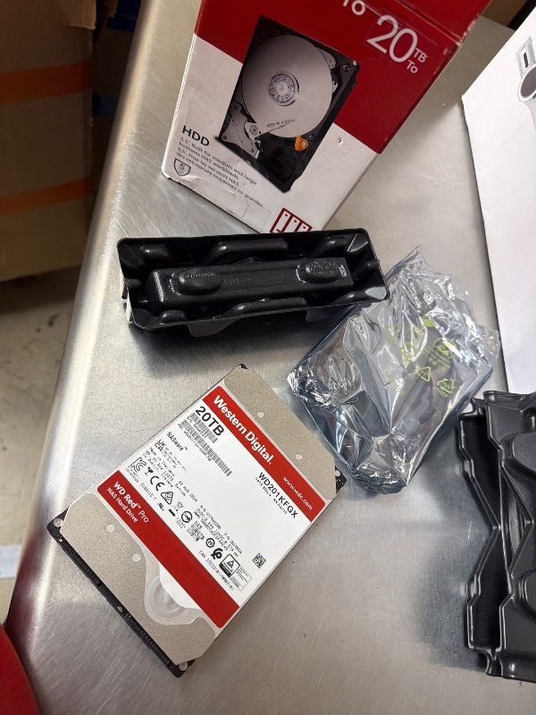 Photo 1 of Defective selling for parts only ……………..Western Digital 20TB Red Pro NAS Internal Hard Drive