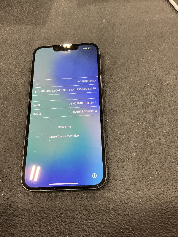 View 2 of Apple iPhone 14, 128GB, Midnight - Unlocked (Renewed)