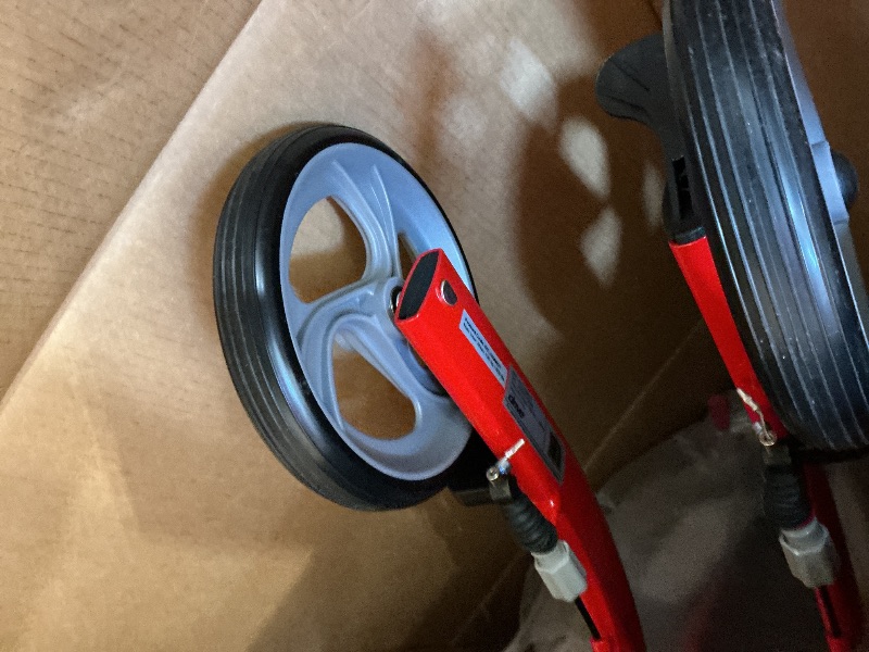 Photo 1 of Drive Medical Nitro Duet Dual Function Rollator, Transport Wheelchair, Red