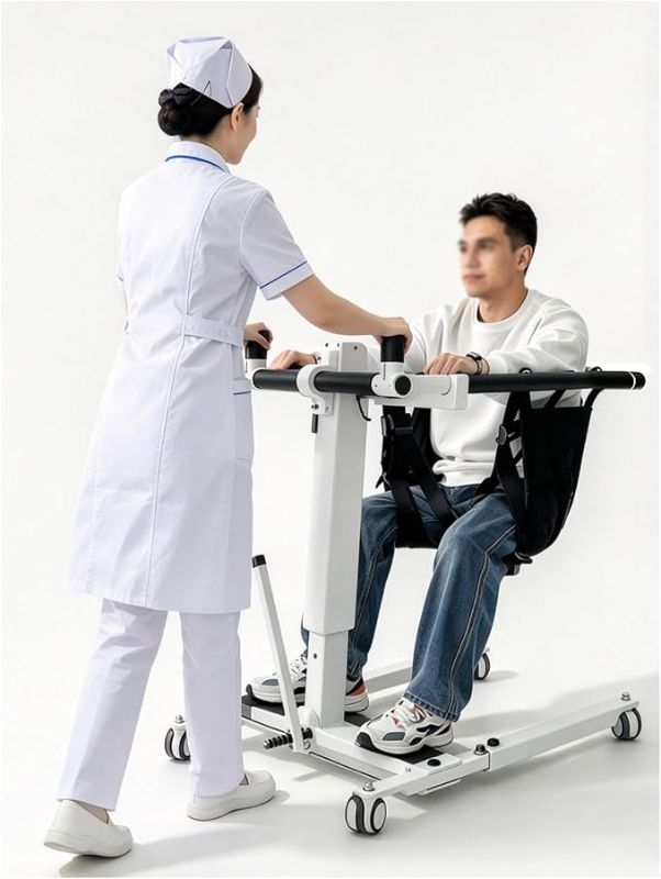 Photo 1 of Electric Patient Lift for Home, Transfer Chair for Elderly and Disabled