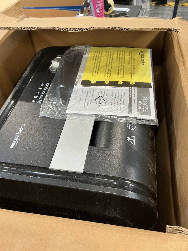 Photo 1 of Amazon Basics 24-Sheet Cross-Cut Shredder