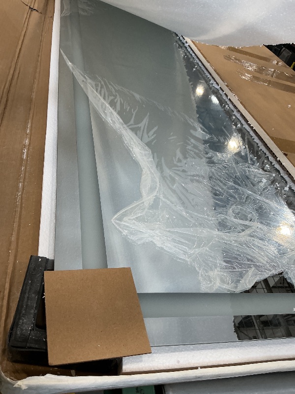 Photo 1 of 60"x36" LED Bathroom Mirror with Anti-Fog, Backlit & Front Lights, Memory