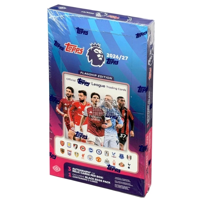 Photo 1 of 2026-27 Topps English Premier League Soccer Hobby Box
