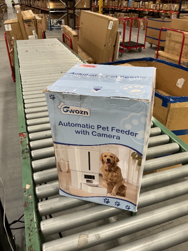 Photo 1 of Gwozn Automatic Dog Feeder - 15L, 63 Cups, WiFi App Control
