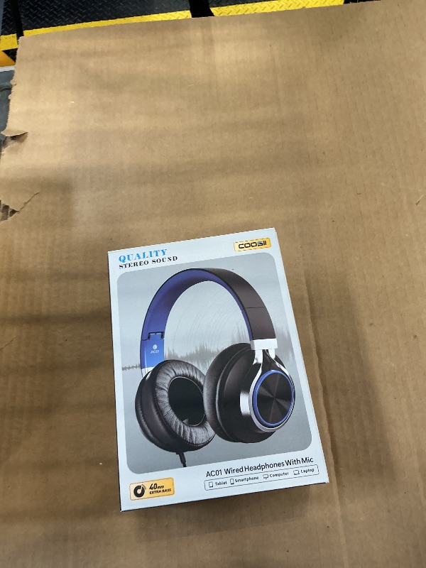 Photo 1 of COOSII AC01 Over-Ear Headphones with Mic