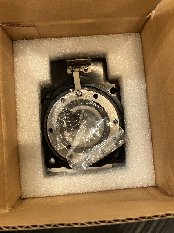 Photo 1 of PGFUN Hollow Rotary Actuator High Accuracy Hollow Rotating Platform Rotary Positioners, Fitting Nema 23 Stepper Motor, Substitutable for Direct Drive Motor and Cam Indexer