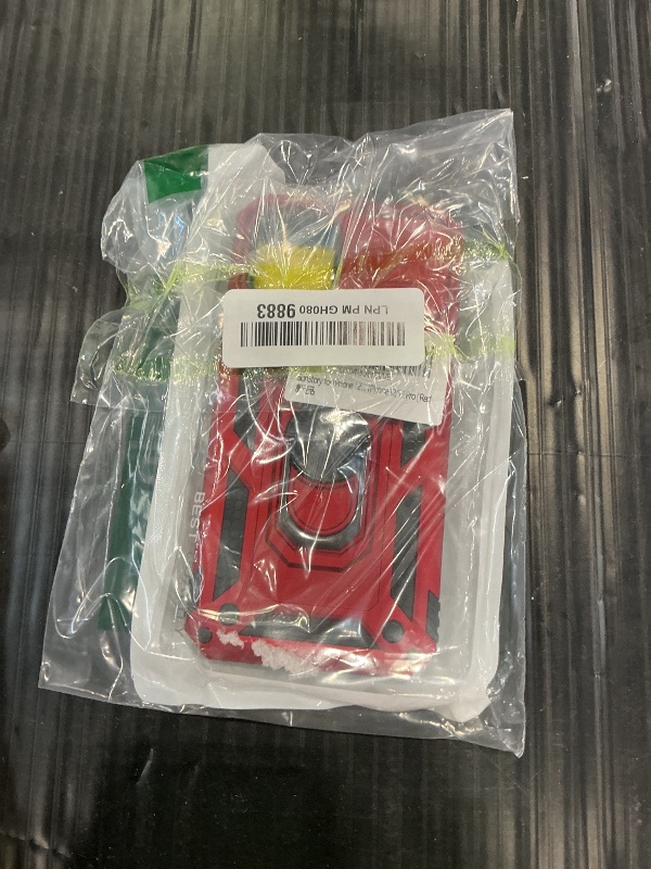 Photo 1 of SunStory iPhone 12/12 Pro Case with Screen Protector - Red