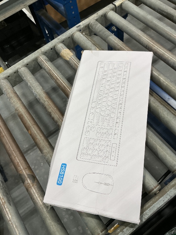 Photo 1 of RECCAZR Wireless Keyboard and Mouse Combo, Latte Color