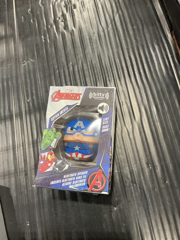 Photo 1 of Bitty Boomers Captain America Mini Bluetooth Speaker