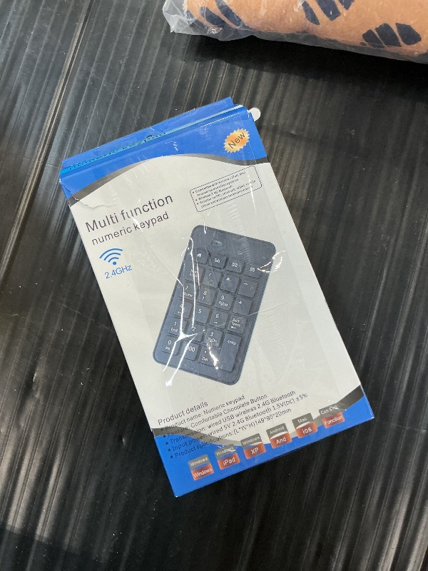 Photo 1 of LOONASA Wireless Numeric Keypad with Battery, 23 Keys