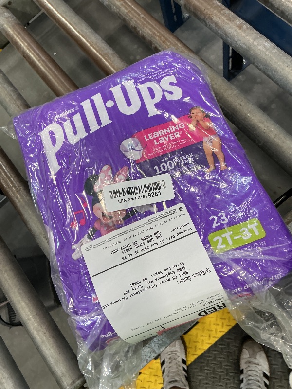 Photo 1 of Pull-Ups Girls' Training Pants, Size 2T-3T