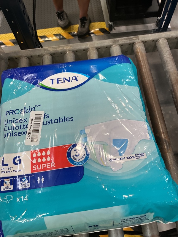 Photo 1 of TENA ProSkin Super Briefs Large