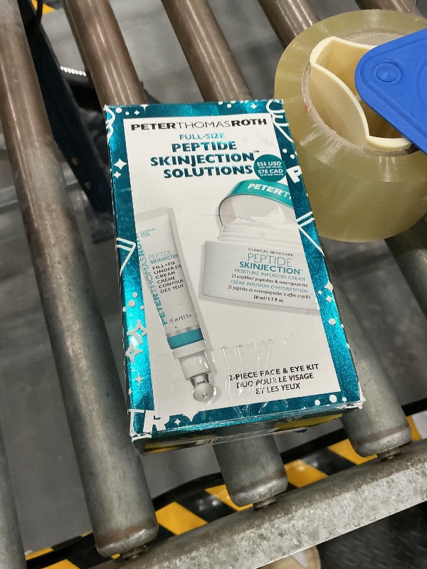 Photo 1 of Peter Thomas Roth | Full-Size Peptide Skinjection™ Solutions 2-Piece Face & Eye Kit | Anti-Aging Peptide Skincare Set, Under-Eye Cream and Moisturizer