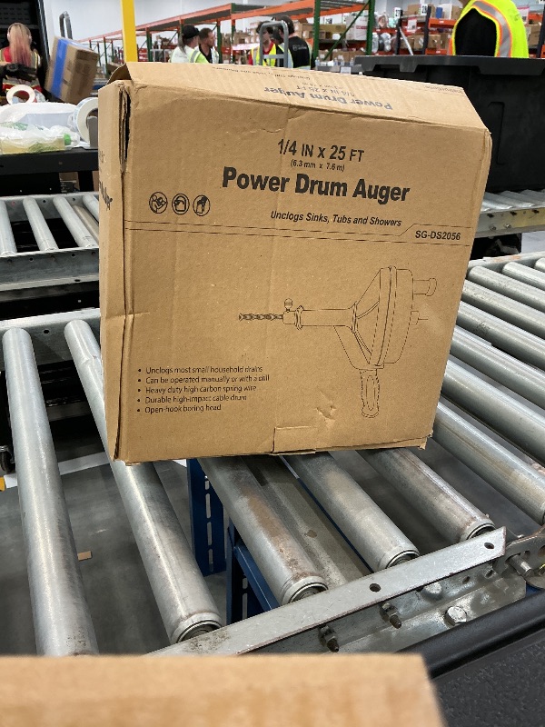 Photo 1 of BACEYIOU Drain Auger with Drill Adapter, 25 Ft