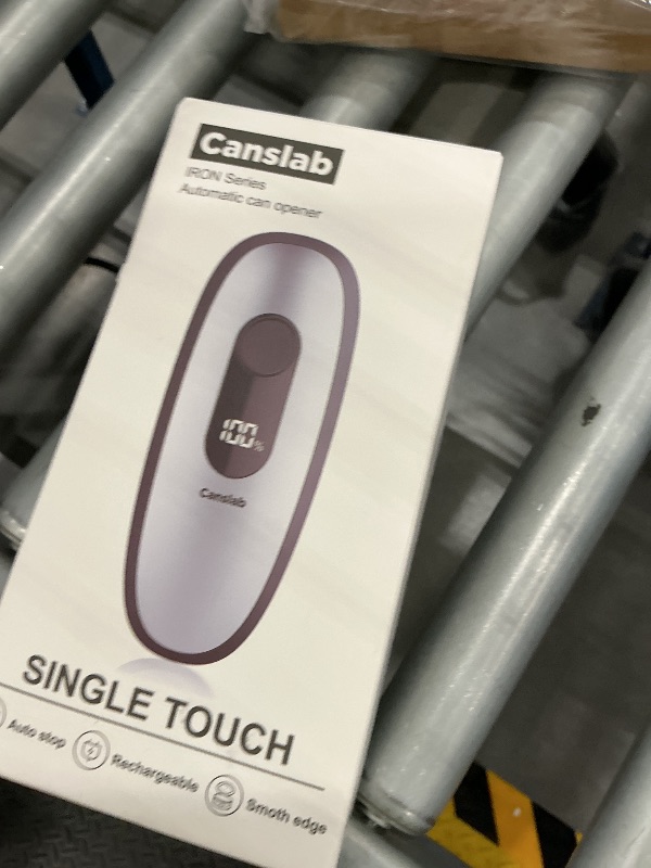 Photo 1 of Canslab IRON Electric Can Opener, with LED Battery Track, Stainless Steel