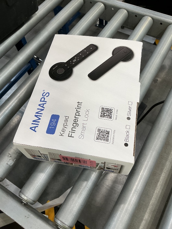 Photo 1 of AIMNAPS Smart Fingerprint Door Lock - Keyless Entry Black