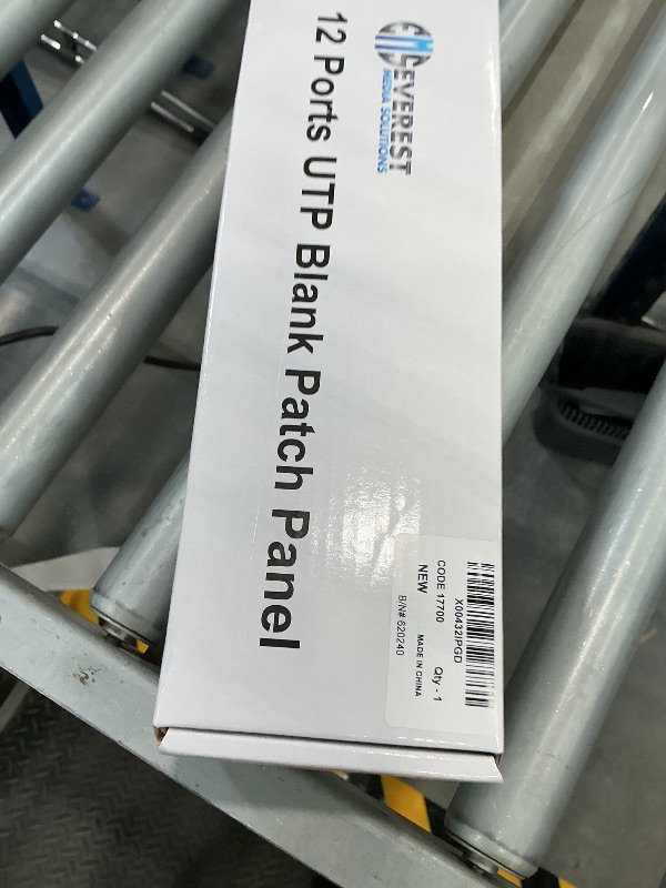 Photo 1 of Everest Media 12-Port Keystone Patch Panel