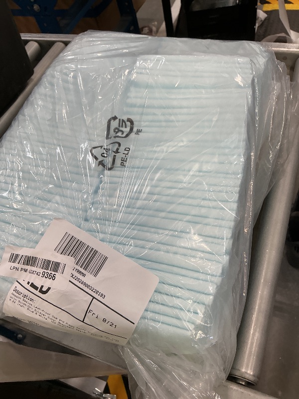 Photo 1 of Amazon Basics Leak-Proof Dog Training Pads, Regular Size, 100 Count
