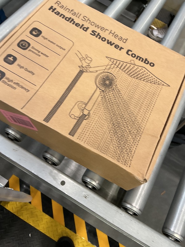 Photo 1 of Yurnomy 8 Inch Square Rain Shower Head Combo
