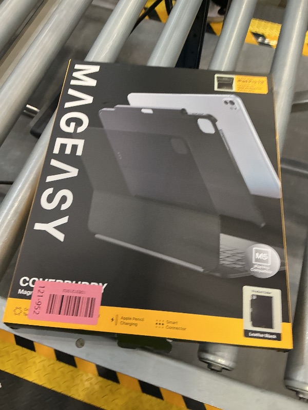 Photo 1 of MAGEASY CoverBuddy iPad Case that Fits Magic Keyboard for iPad Pro 13” (M5 2025 / M4 2024) Magic Keyboard Compatible iPad case with Graphene Heat Dissipation & Pencil Holder (Leather Black 5.05)