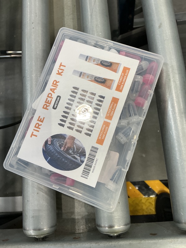 Photo 1 of MetFun 40 PCS Tire Plug Kit with 2 Sealant Tubes