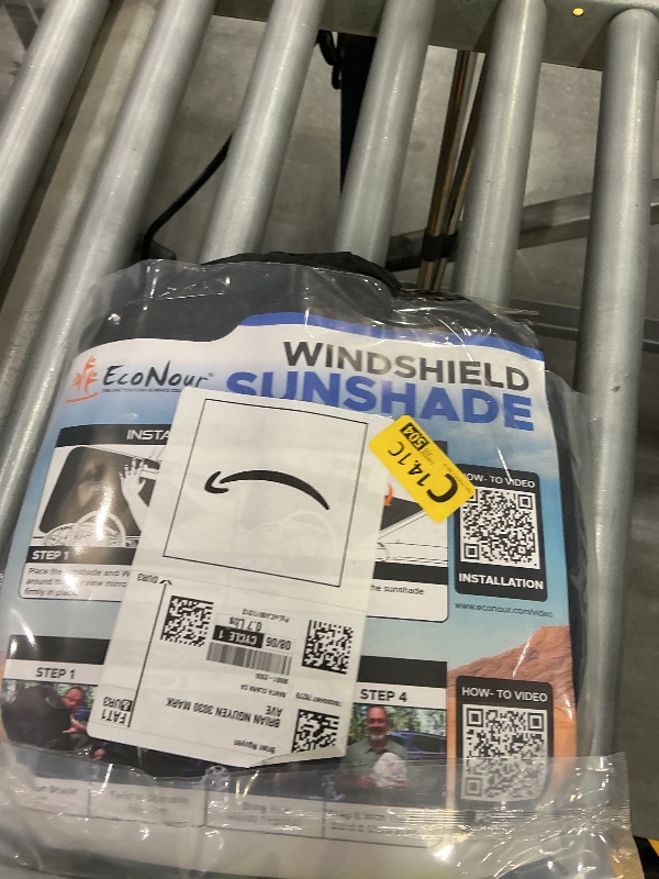 Photo 1 of EcoNour Car Windshield Sun Shade, Front Window Sun Blocker for SUVs,Sedan