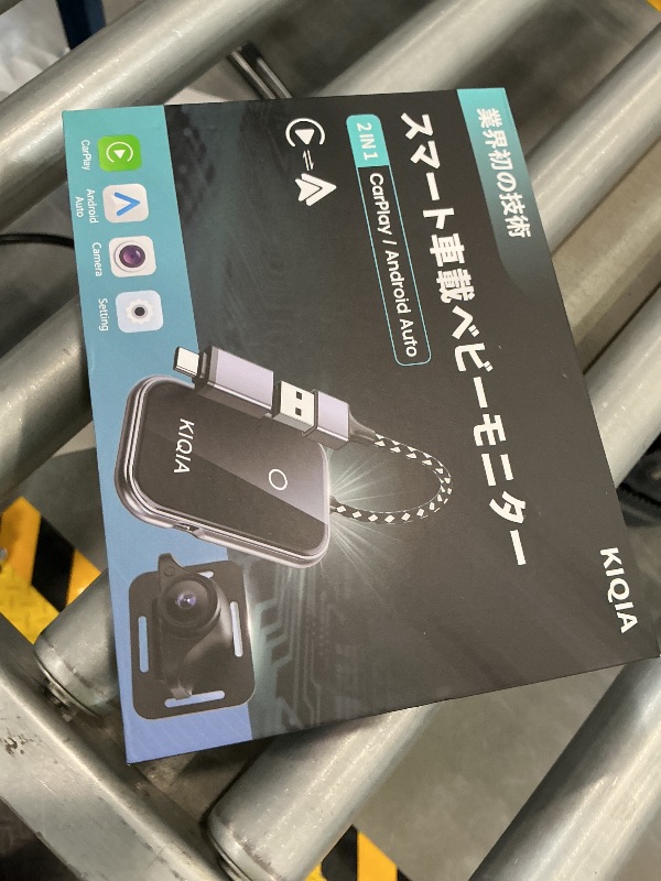 Photo 1 of KIQIA Baby Car Camera with Wireless CarPlay & Android Auto Adapter