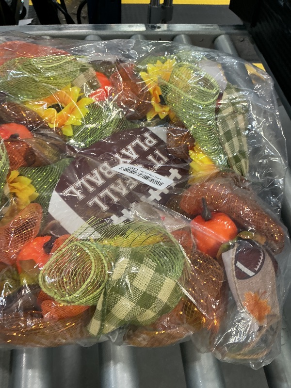 Photo 1 of Craflox Fall Football Wreath