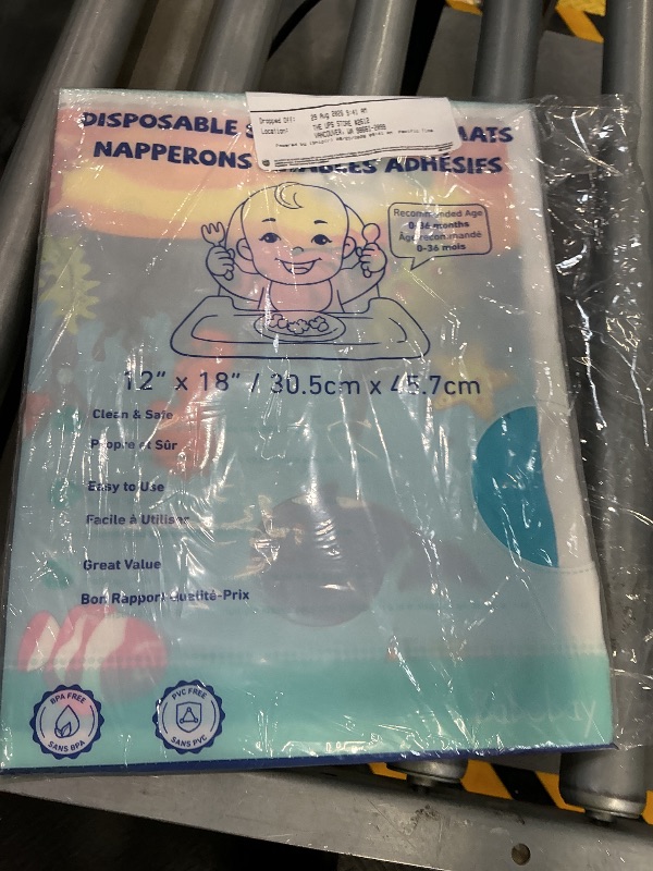 Photo 1 of Babebay Disposable Stick-On Placemats - 40 Pack