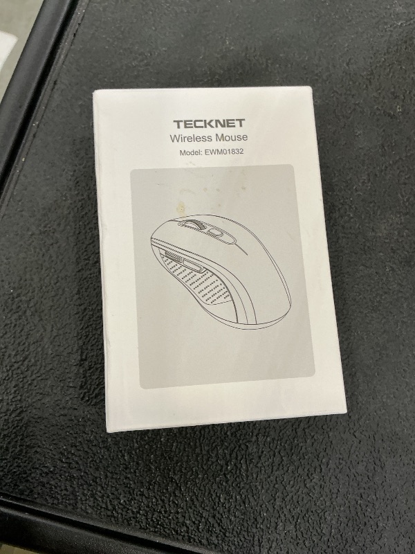 Photo 1 of TECKNET Bluetooth Mouse - Black, 4000DPI, 2-in-1 Connectivity