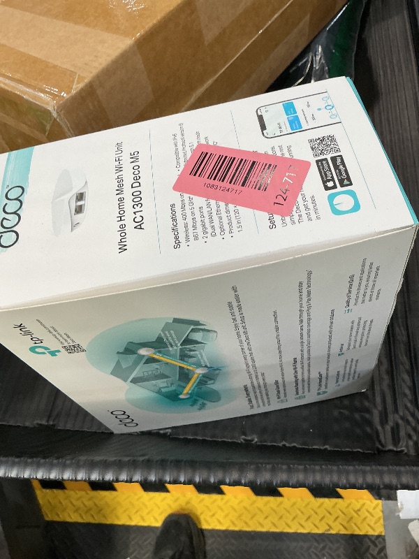 Photo 1 of TP-Link Deco M5 Mesh Dual Band Gigabit Wireless Router, Deco M5 1-Pack