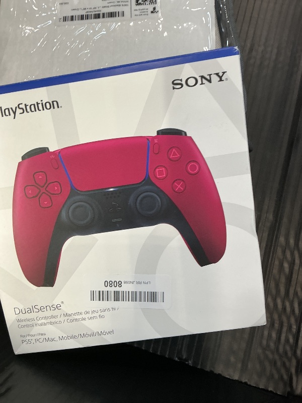 Photo 1 of PlayStation DualSense Wireless Controller - Cosmic Red