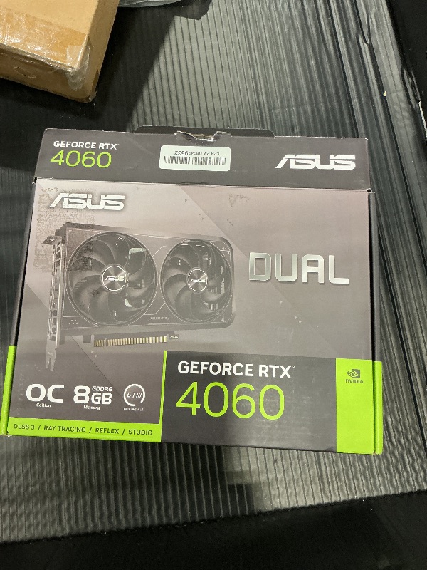 Photo 1 of ASUS Dual GeForce RTX 4060 V2 OC 8GB GDDR6 Graphics Card