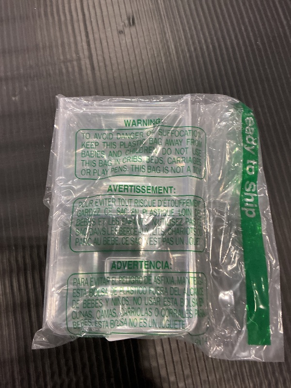 Photo 1 of PLASTICPRO 4 Sectional Rectangle Serving Platter