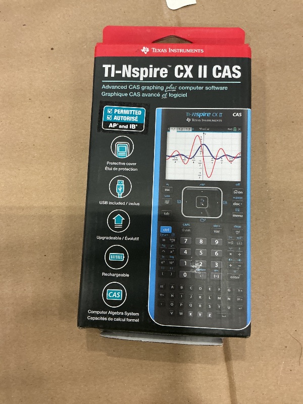 Photo 1 of Texas Instruments TI-Nspire CX II CAS Graphing Calculator