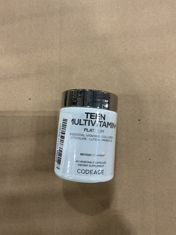 Photo 1 of Codeage Teen Multivitamin+ Platinum Supplement - 60 Capsules