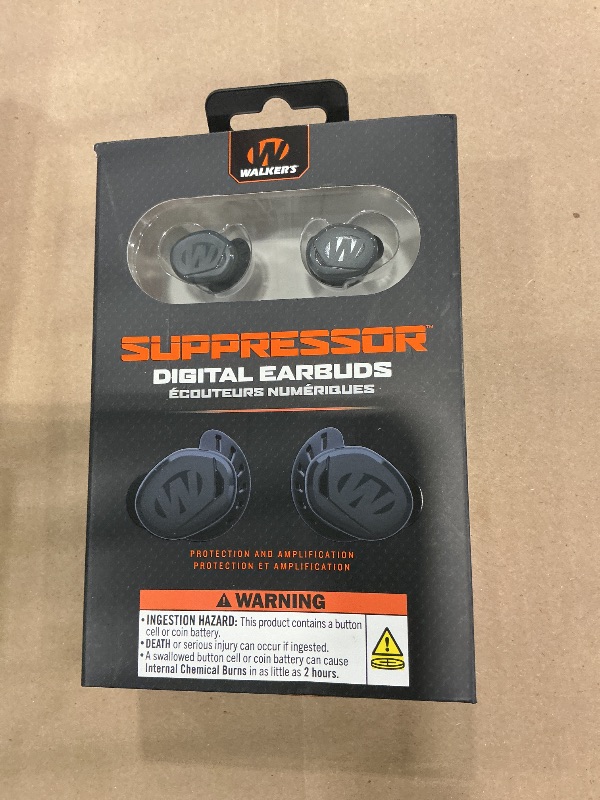 Photo 1 of Walker's Suppressor Earbuds - 25dB NRR Hearing Protection