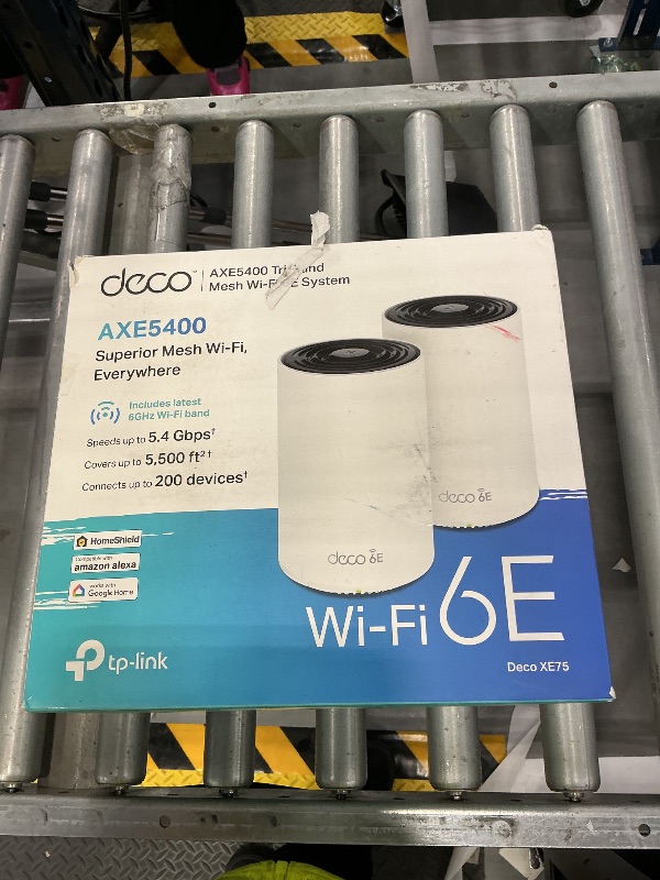 Photo 1 of TP-Link Deco XE75 AXE5400 WiFi 6E Mesh System (2-Pack)