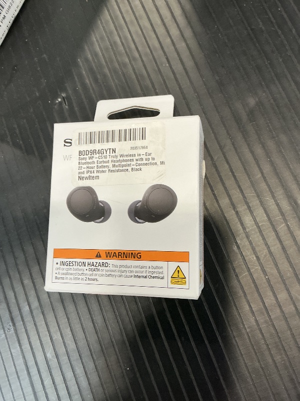 Photo 1 of Sony WF-C510 Truly Wireless Bluetooth Earbuds